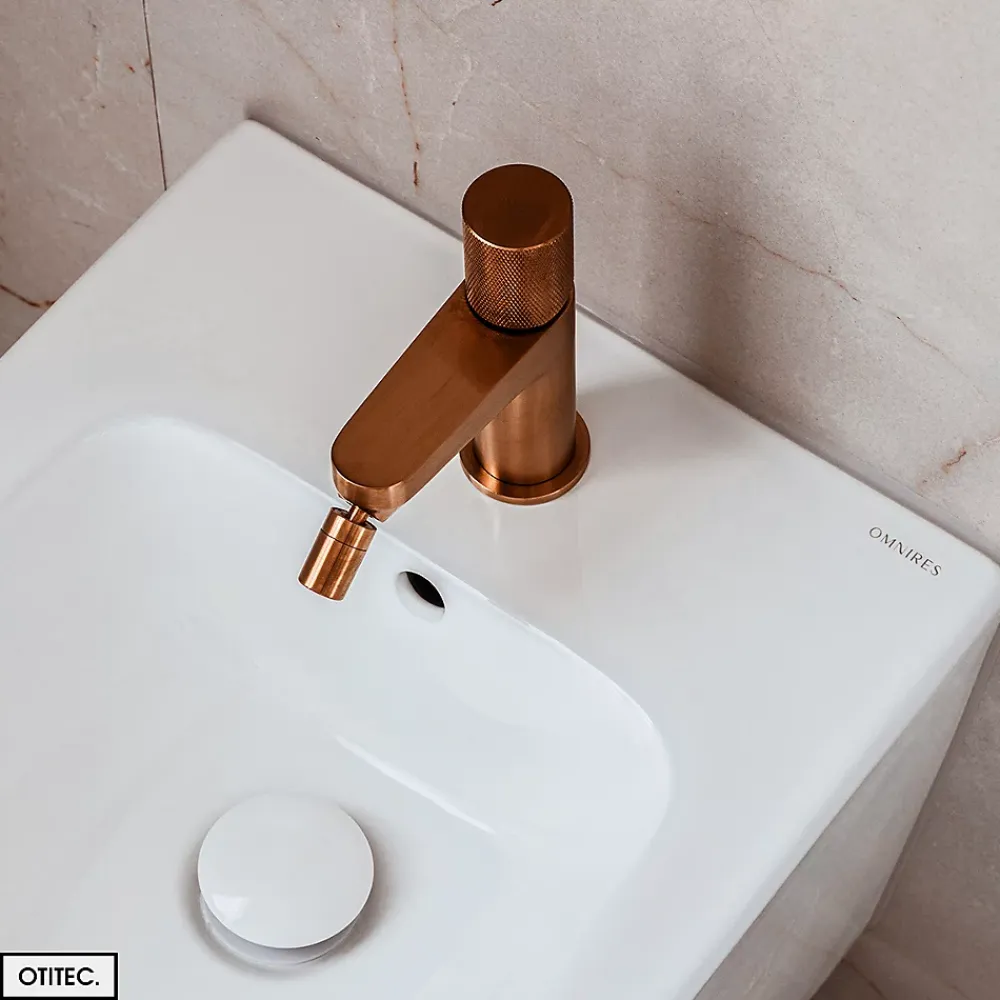 Otitec Mélangeur de bidet - Cuivre Brossé - CONTOUR