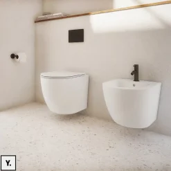 Robinet De Bidet|Otitec Mélangeur de bidet - Graphite - Y