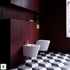 Otitec Mélangeur de bidet - Laiton Brossé - Y