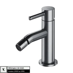 Robinet De Bidet|Otitec Mélangeur de bidet - Nickel - Y