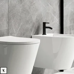Otitec Mélangeur de bidet - Noir & Or - Y