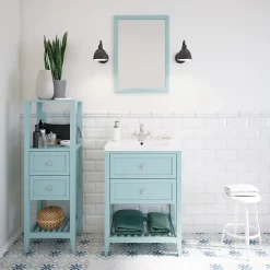 GoodHome Mélangeur de lavabo en laiton chromé Etel