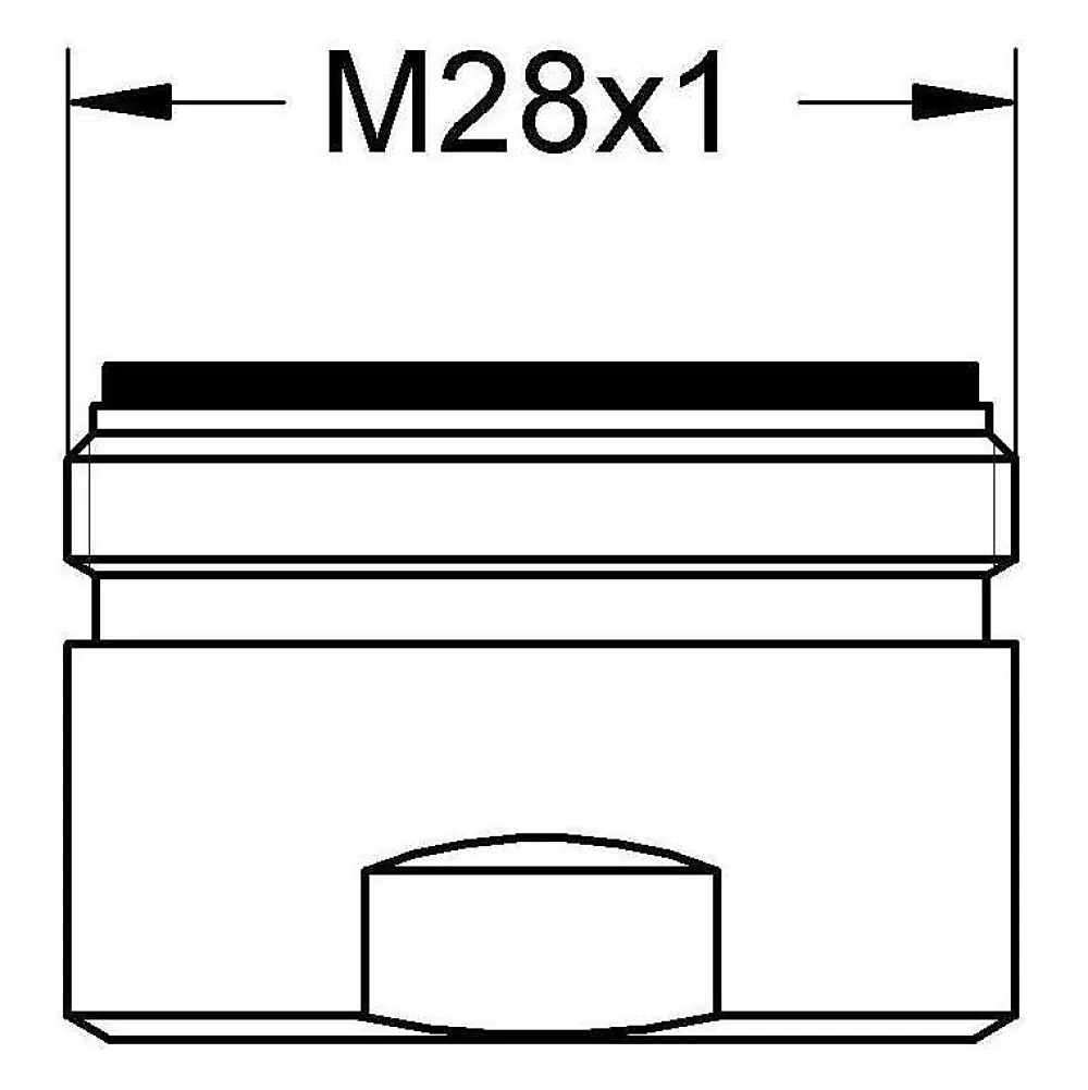 Grohe Mousseur - - Chromé 13927000 - Filetage externe - Aérateur classe C - 30 l/min a 3 bars