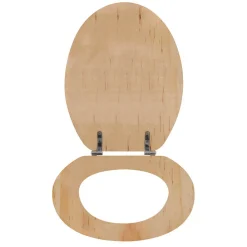 Abattant Wc|MSV Abattant Wc MDF en décor Pin Beige Charnières PS