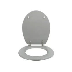 MSV Abattant Wc MDF Gris Argent