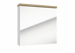 Armoire De Salle De Bains|Naturel Armoire à miroir Stilla 60x60 cm blanc (STILLAE06016)