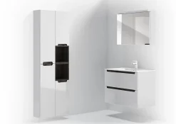 Naturel Etagère Stilla 30x30x20 cm noir (STILLAA03010)