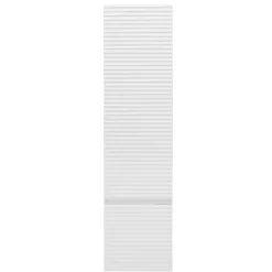 Colonne De Salle De Bains|Naturel Meuble colonne suspendue salle de bain strié Savona 40,2x157x21,7 cm blanc brillant (SAVONAV40BI)