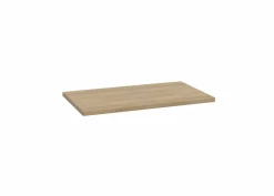 Plan De Travail Salle De Bains|Naturel Plan Stilla 80x2,5x46 cm marron (STILLAF08003)