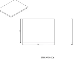 Plan De Travail Salle De Bains|Naturel Plan Stilla 60x2,5x46 cm marron (STILLAF06006)