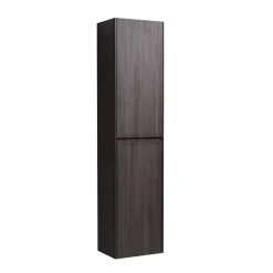 Naturel Verona Armoire haute bois foncé avec deux portes, 40x30x170cm (VERONAV40TD)