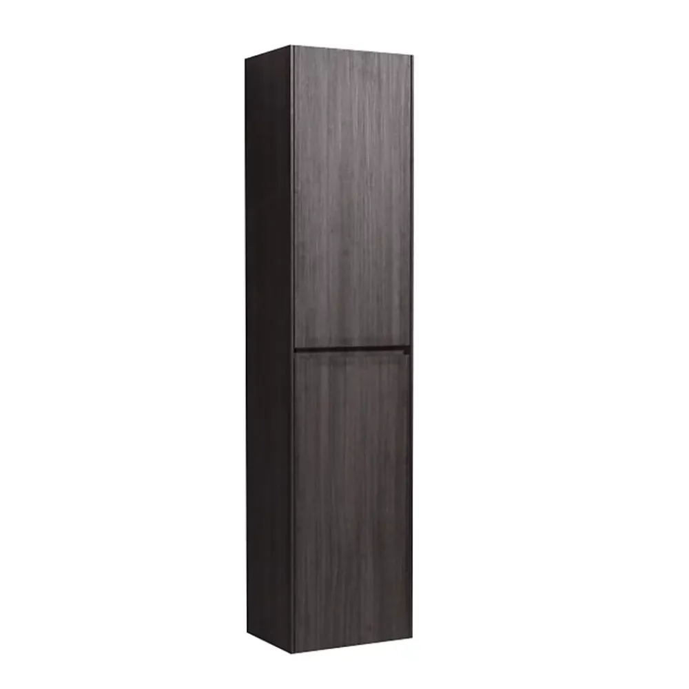 Naturel Verona Armoire haute bois foncé avec deux portes, 40x30x170cm (VERONAV40TD)