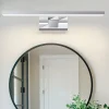Miroir Grossissant Lumineux|Nettlife Applique miroir LED 6W 30CM Etanche IP44 Chrome Moderne Blanc Neutre 4000K