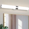 Miroir Grossissant Lumineux|Nettlife Applique miroir LED 15W 60CM Chrome Etanche IP44 Blanc neutre 4000K Moderne