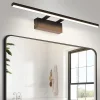 Miroir Grossissant Lumineux|Nettlife Lampe à miroir LED noire 60CM Moderne 4000K Salle de bain Lampe à miroir murale