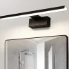 Miroir Grossissant Lumineux|Nettlife Lampe Miroir LED IP44 12W 60cm Blanc Neutre 4000K Salle de Bain Noire
