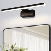 Nettlife Lampe Miroir LED IP44 6W 30cm Blanc Neutre 4000K Salle de Bain Noire