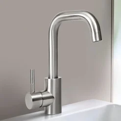 Robinet Lavabo Et Vasque|Nettlife robinet de cuisine robinet de lavabo de salle de bains robinet de salle de bains en acier inoxydable haute pression