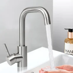 Robinet Lavabo Et Vasque|Nettlife robinet de cuisine robinet de lavabo de salle de bains robinet de salle de bains en acier inoxydable haute pression