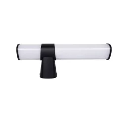 Nettlife 6W 30CM LED Salle de Bain IP44 Blanc Neutre 4000K Lampe Miroir Noir Moderne