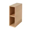 GoodHome Niche 2 cases Avela placage chêne 20 cm