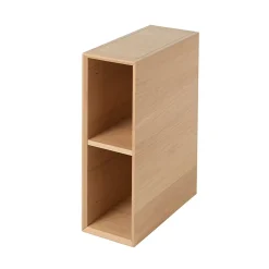 GoodHome Niche 2 cases Avela placage chêne 20 cm