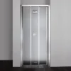Kiamami Valentina Niche de douche 110 cm porte trois portes coulissantes - star