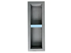 Vente-unique Niche de douche à encastrer et prête à carreler avec 1 étagère - 31 x 91 cm - KLARA