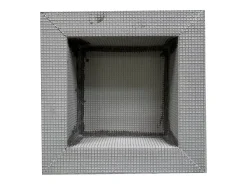 Niche De Salle De Bains|Vente-unique Niche de douche à encastrer et prête à carreler - 31 x 31 cm - KLARA