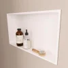 Niche De Salle De Bains|Italbox Niche de Douche Blanc Satiné - 30x60 cm - Rangement Mural Salle de Bain - NOOK