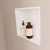 Italbox Niche de Douche Noir Satiné - 30x30 cm - Rangement Mural Salle de Bain - NOOK