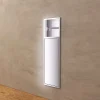 Niche De Salle De Bains|Ledimex Niche de WC 17 x 60 cm - Rangement Mural Encastrable en finition Niquel Brossé - EGEAN