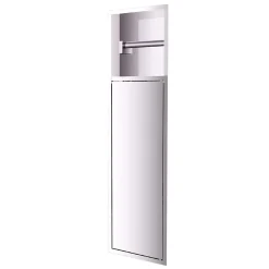 Niche De Salle De Bains|Ledimex Niche de WC 17 x 60 cm - Rangement Mural Encastrable en finition Niquel Brossé - EGEAN