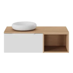 GoodHome Niche l.40 x H.30 x P.45 cm effet chêne Kentia