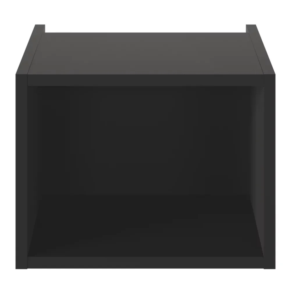 Meuble Sous-Vasque|GoodHome Niche l.40 x H.30 x P.45 cm noir mat Kentia