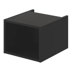 Meuble Sous-Vasque|GoodHome Niche l.40 x H.30 x P.45 cm noir mat Kentia