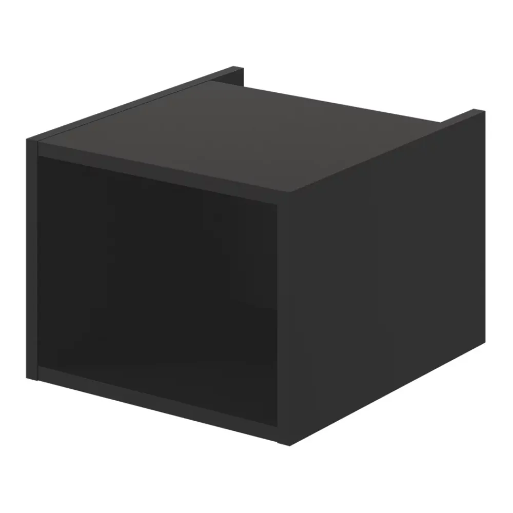 Meuble Sous-Vasque|GoodHome Niche l.40 x H.30 x P.45 cm noir mat Kentia
