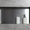 Niche De Salle De Bains|Bernstein Niche murale de douche, étagère encastrable douche acier inox, sans rebord - 60x30x10cm - BS603010 Acier brossé
