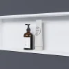 Niche De Salle De Bains|Bernstein Niche murale de douche, étagère encastrable douche acier inox - 20x60x10cm - NT206010X Blanc
