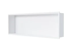 Niche De Salle De Bains|Bernstein Niche murale de douche, étagère encastrable douche acier inox - 20x60x10cm - NT206010X Blanc