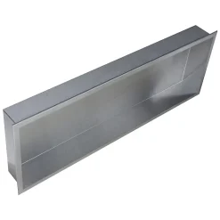 Bernstein Niche murale de douche, étagère encastrable douche acier inox - 90x30x10cm - BS903010 Acier brossé
