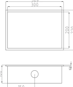 Niche De Salle De Bains|Bernstein Niche murale douche acier inox + Spot LED, étagère douche encastrable - 20x30x10cm (HxLxP) - Acier brossé, 1x Spot noir mat