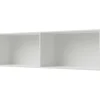 Niche De Salle De Bains|Bernstein Niche Murale Douche Blanche Fonte minérale étagère Rangement Douche Salle de Bain encastrable BA2520, H.25xP.20xL.90cm, Blanc mat