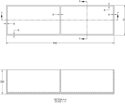 Niche De Salle De Bains|Bernstein Niche Murale Douche Blanche Fonte minérale étagère Rangement Douche Salle de Bain encastrable BA2520, H.25xP.20xL.90cm, Blanc mat