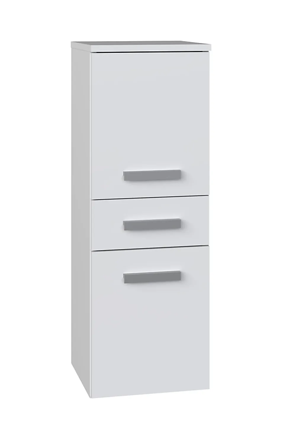 Autres NINA - Meuble salle de bain 2 portes + 1 tiroir - 30x30x85cm - Colonne basse rangement SDB