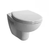 Wc Suspendu|Vitra Normus WC suspendu + Abattant avec frein de chute, Blanc (6855-003-6290)