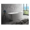 Baignoire Îlot|Oceanic Baignoire ilot Stella - L.160 x I.75 x H.60 cm - En acrylique - Bonde a clapet - Blanc