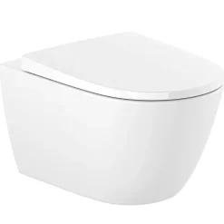 Wc Suspendu|Roca Ona cuvette sans bride et fixations invisibles + abattant Soft Close (Onarimless)