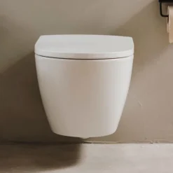 Wc Suspendu|Roca Ona cuvette sans bride et fixations invisibles + abattant Soft Close (Onarimless)