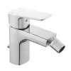 Siko Optima Cube Way by Mitigeur bidet avec bec chromé et tirette, chrome (CU235)